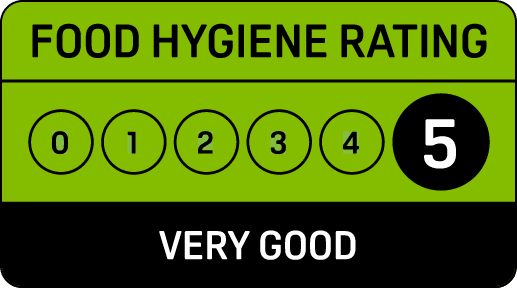 Food Hygiene rating - 5 Stars